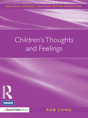 cover image of Children's Thoughts and Feelings